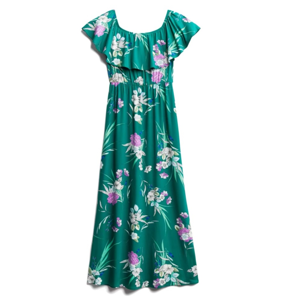 Carlie Off The Shoulder Knit Maxi Dress